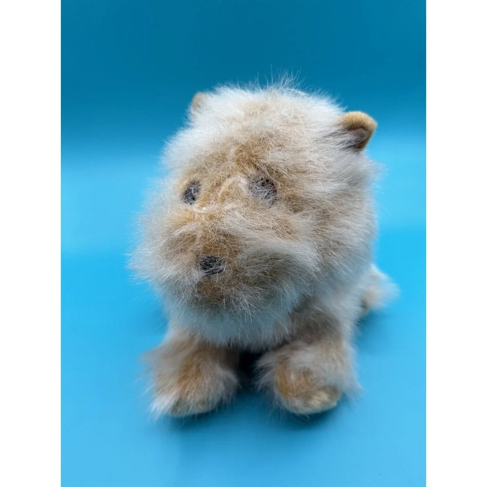 Vintage Realistic Looking Dog Puppet And Golf Cover Soft